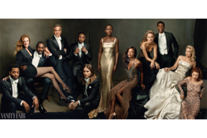 2014 Vanity Fair Hollywood Issue cover, photo by Annie Leibovitz