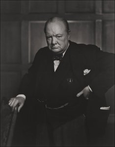 Photo of Winston Churchill by Yousuf Karsh